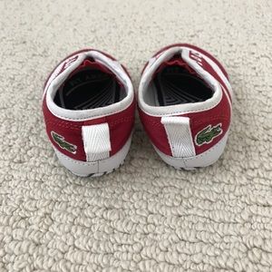Lacoste baby shoe
